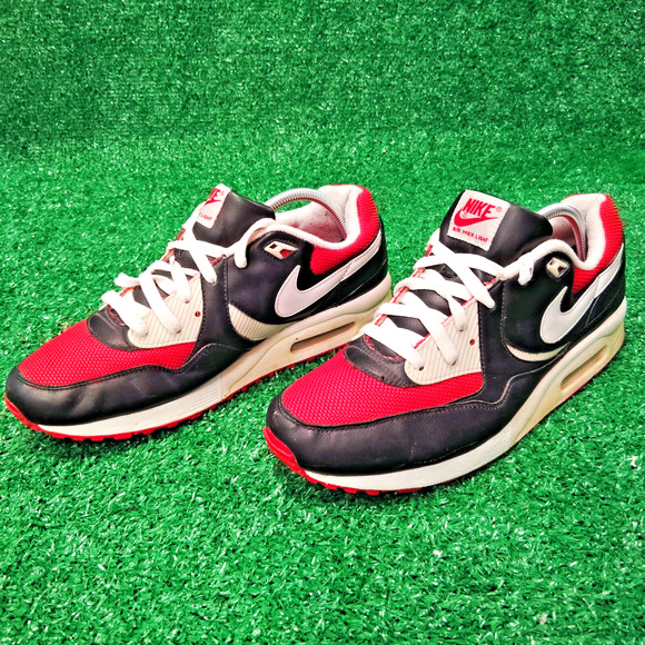 Nike Air Max Light 07' Running Sneakers Mens Size 10.5 Black White Red 315827011 - Picture 3 of 9